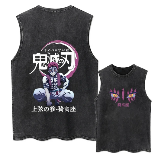 Demon Slayer Akaza Tank Top